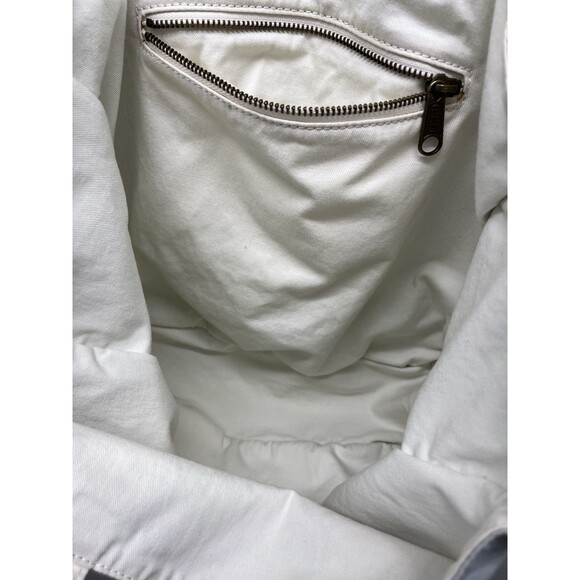 FEED The Children Large Canvas Light Blue Tote Bag - Picture 11 of 16